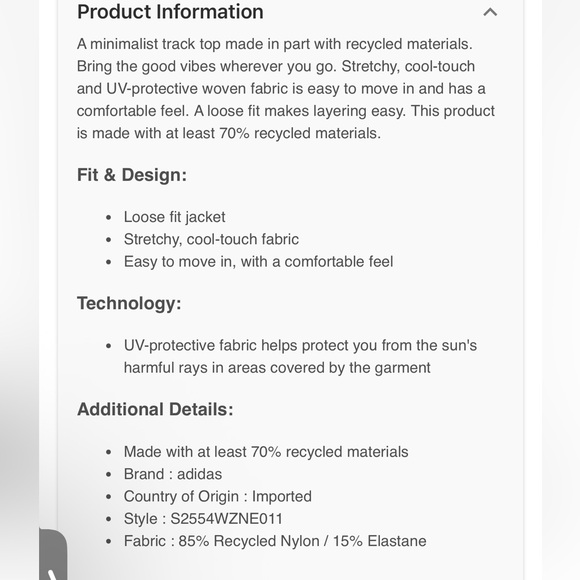 NWT Adidas  Pink Women's woven Full zip Track Jacket $110 Fuchsia Sz XL - Picture 8 of 9